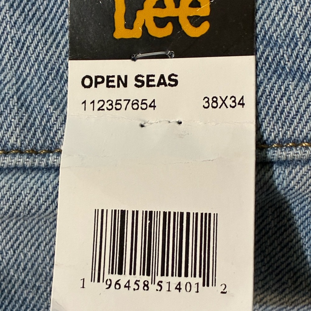 Lee Legendary Regular Straight Jean Open Seas 112357654 Size 38X34 - Picture 4 of 11
